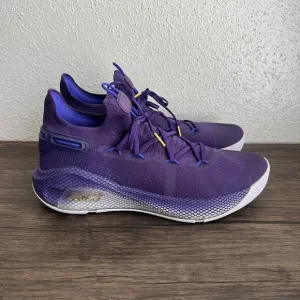 Under Armour Curry 6 Team Violet Purple Athletic Basketball Shoes Men’s Size‎ 13