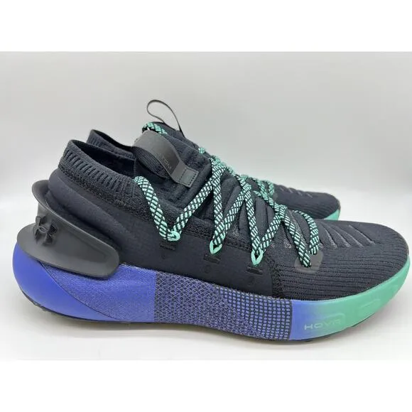 Under Armour HOVR Phantom 3 Running Black/Periwinkle 3026993-001 Men 10.🛒