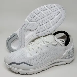 Under Armour HOVR Sonic 6 White Silver 3026121-100 Men's Sz 8.5 Running Shoes