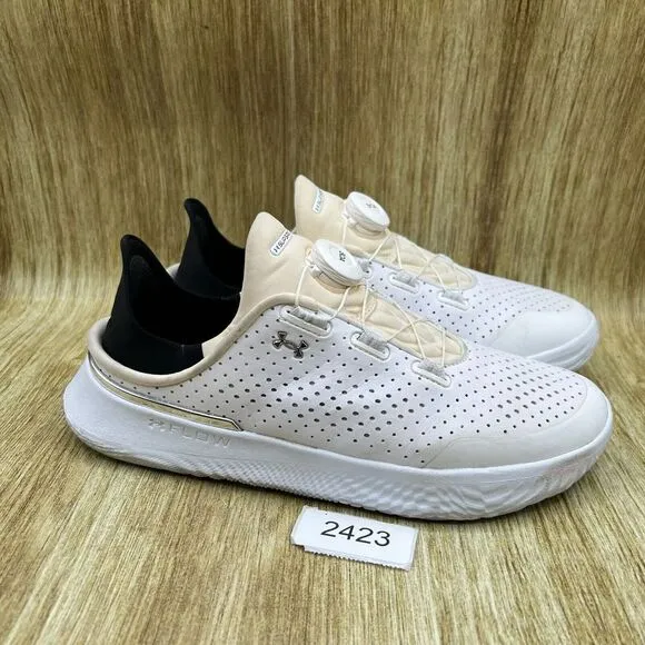 Under Armour SlipSpeed Men's Size 7 Women's 8.5 White Athletic Shoes 3027049-101