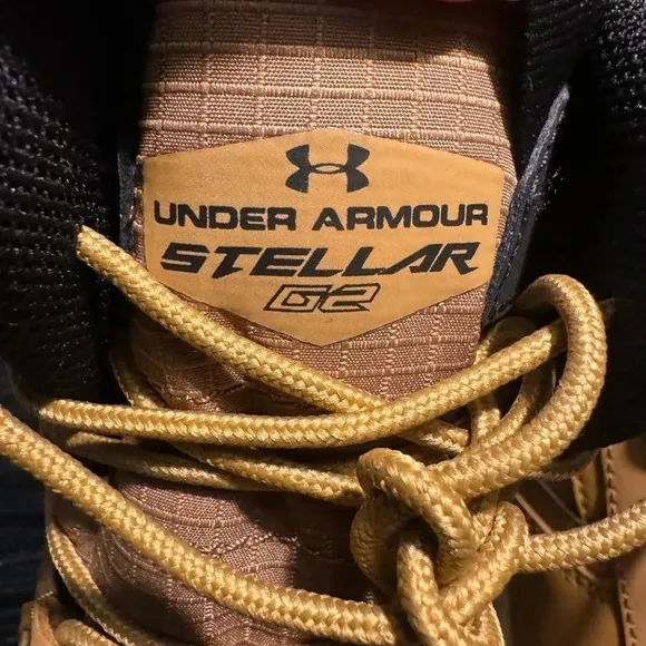 Under Armour Stellar G2 6” Men’s Size 9.5 Tan Athletic shoes