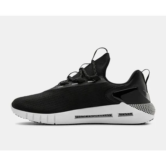 Under Armour UA HOVR 3023875 Running Shoes Black White Mens 10 Fast Shipping