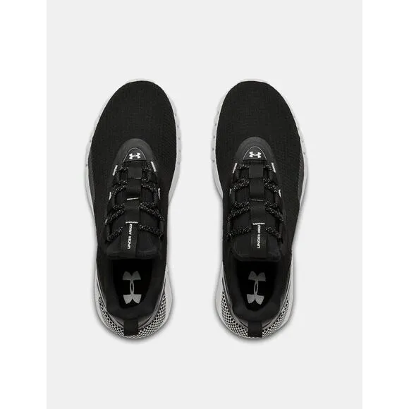 Under Armour UA HOVR 3023875 Running Shoes Black White Mens 10 Fast Shipping
