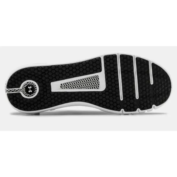 Under Armour UA HOVR 3023875 Running Shoes Black White Mens 10 Fast Shipping