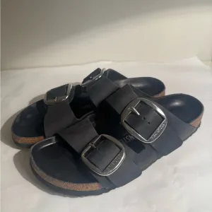 Used Birkenstock sandals black double strap sz 41 10-10.5 women’s narrow