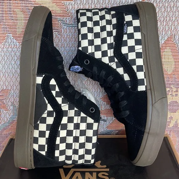Vans Bmx Sk8-HiCheckerboard Black/Dark Grey VN0005V039LMen’s sneakers