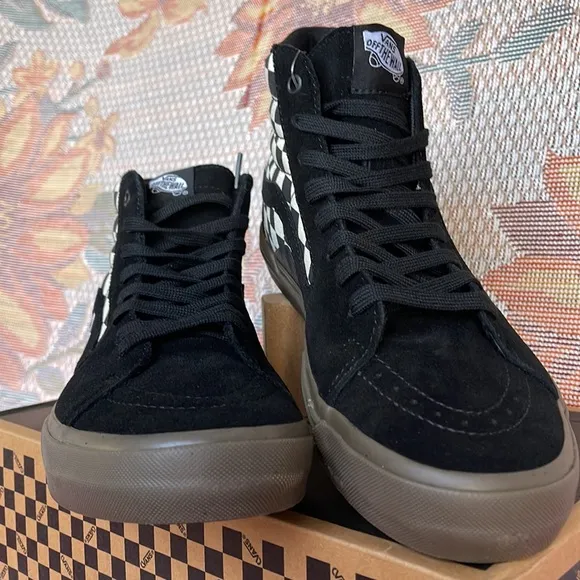 Vans Bmx Sk8-HiCheckerboard Black/Dark Grey VN0005V039LMen’s sneakers
