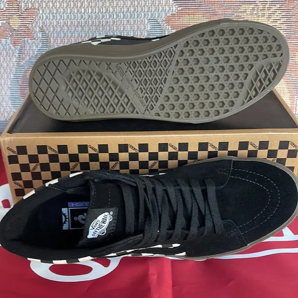 Vans Bmx Sk8-HiCheckerboard Black/Dark Grey VN0005V039LMen’s sneakers