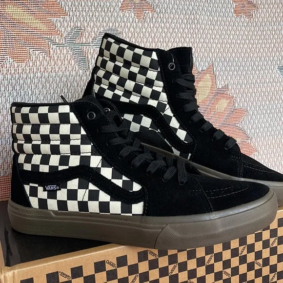 Vans Bmx Sk8-HiCheckerboard Black/Dark Grey VN0005V039LMen’s sneakers