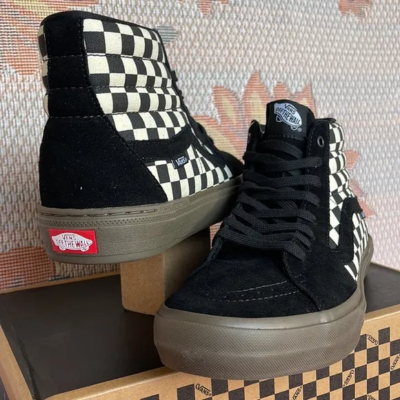 Vans Bmx Sk8-HiCheckerboard Black/Dark Grey VN0005V039LMen’s sneakers