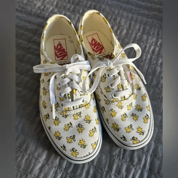 Vans Off The Wall X Peanuts Snoopy Woodstock Sneakers Shoes 4.5 Men 6 Women