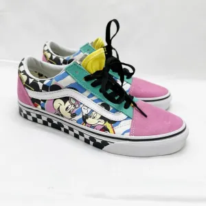 Vans Old Skool Disney 80's Mickey Shoes 90th Anniversary Sneakers Size 7.5