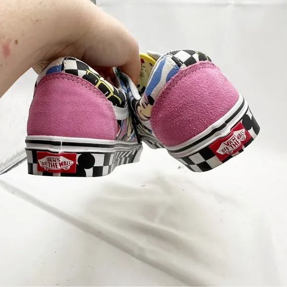 Vans Old Skool Disney 80's Mickey Shoes 90th Anniversary Sneakers Size 7.5