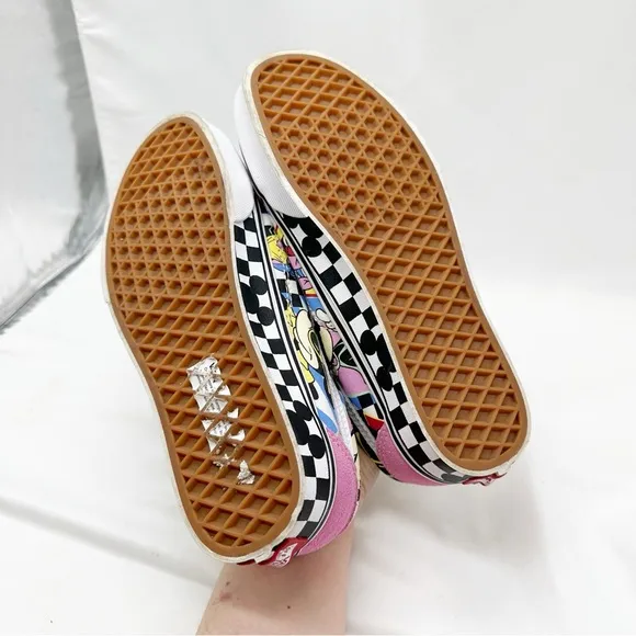 Vans Old Skool Disney 80's Mickey Shoes 90th Anniversary Sneakers Size 7.5