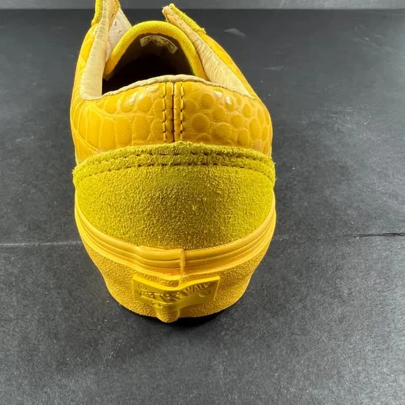VANS Old Skool LX Croc Skin Lemon Chrome Sneakers