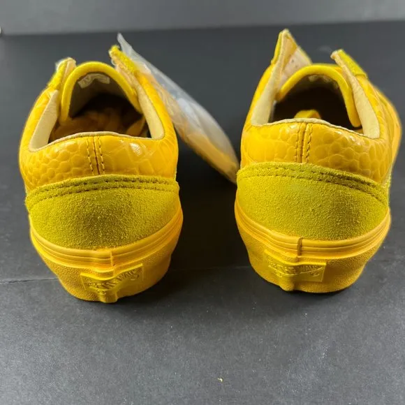 VANS Old Skool LX Croc Skin Lemon Chrome Sneakers
