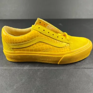 VANS Old Skool LX Croc Skin Lemon Chrome Sneakers