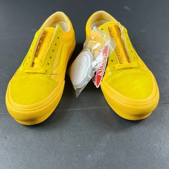VANS Old Skool LX Croc Skin Lemon Chrome Sneakers