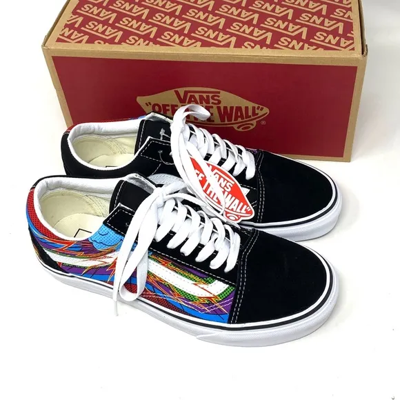 VANS Old Skool Sneakers Skate Women Low Top Black Suede Canvas Shoes VN0A5JMIBML