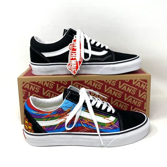 VANS Old Skool Sneakers Skate Women Low Top Black Suede Canvas Shoes VN0A5JMIBML