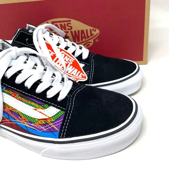VANS Old Skool Sneakers Skate Women Low Top Black Suede Canvas Shoes VN0A5JMIBML