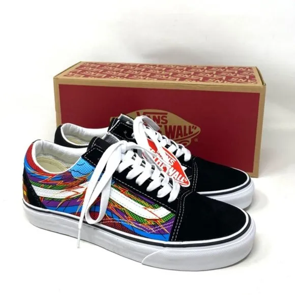 VANS Old Skool Sneakers Skate Women Low Top Black Suede Canvas Shoes VN0A5JMIBML