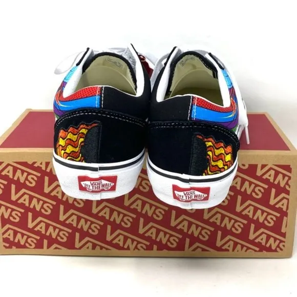 VANS Old Skool Sneakers Skate Women Low Top Black Suede Canvas Shoes VN0A5JMIBML