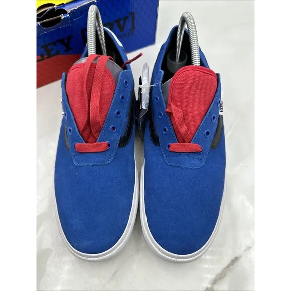 Vans Shoes Mens Sz 11 Ultracush Rowley SPV Old School Suede Classic Blue Red