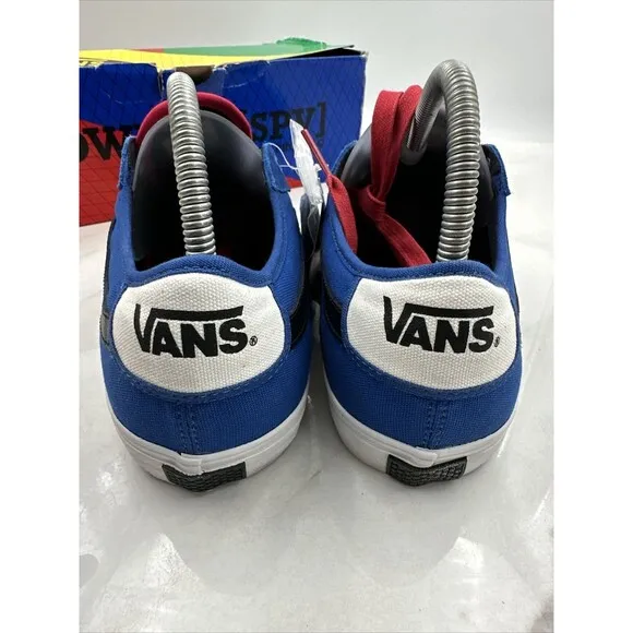 Vans Shoes Mens Sz 11 Ultracush Rowley SPV Old School Suede Classic Blue Red