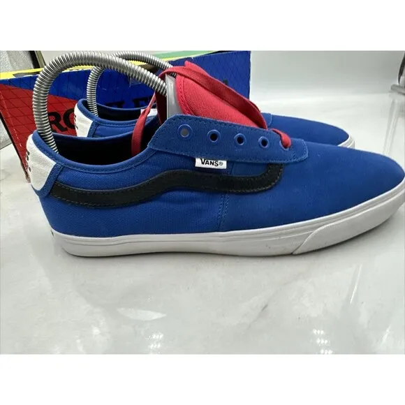 Vans Shoes Mens Sz 11 Ultracush Rowley SPV Old School Suede Classic Blue Red