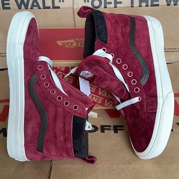 Vans Sk8-Hi MTE Blng Red/Chocolatetrt sneakers WMNS