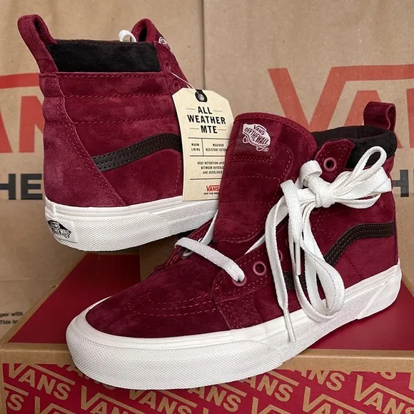 Vans Sk8-Hi MTE Blng Red/Chocolatetrt sneakers WMNS