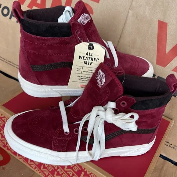 Vans Sk8-Hi MTE Blng Red/Chocolatetrt sneakers WMNS