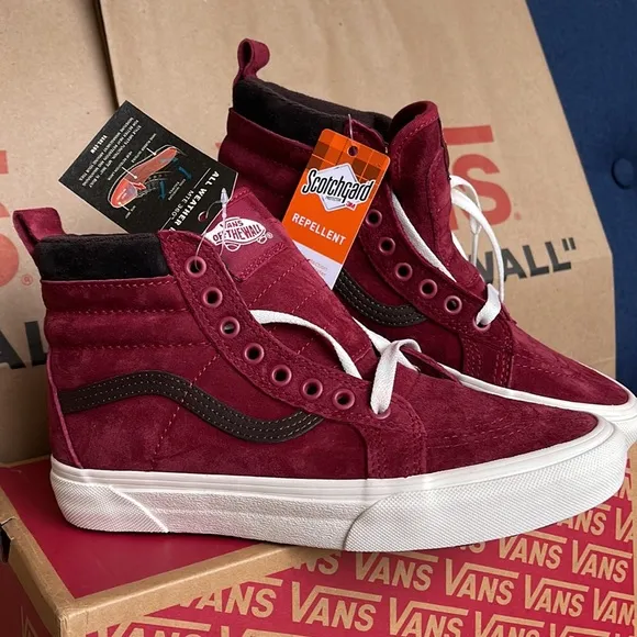 Vans Sk8-Hi MTE Blng Red/Chocolatetrt sneakers WMNS