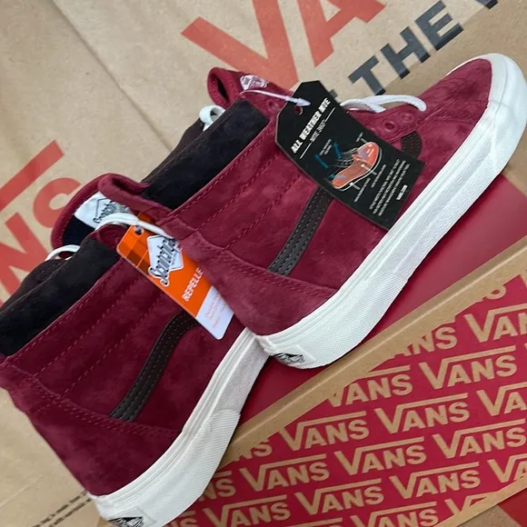 Vans Sk8-Hi MTE Blng Red/Chocolatetrt sneakers WMNS