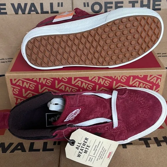 Vans Sk8-Hi MTE Blng Red/Chocolatetrt sneakers WMNS