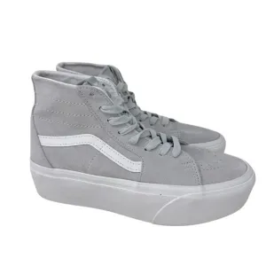 Vans SK8 Hi Top Tapered Stackform Shoes Unisex Size M6/W7.5 Gray Suede Lace Up