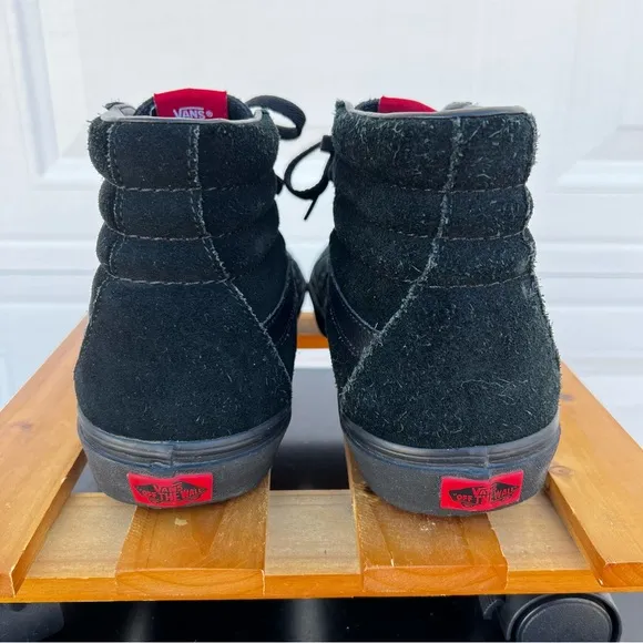 Vans Sk8hi Black suede &amp; Leather Men’s 12