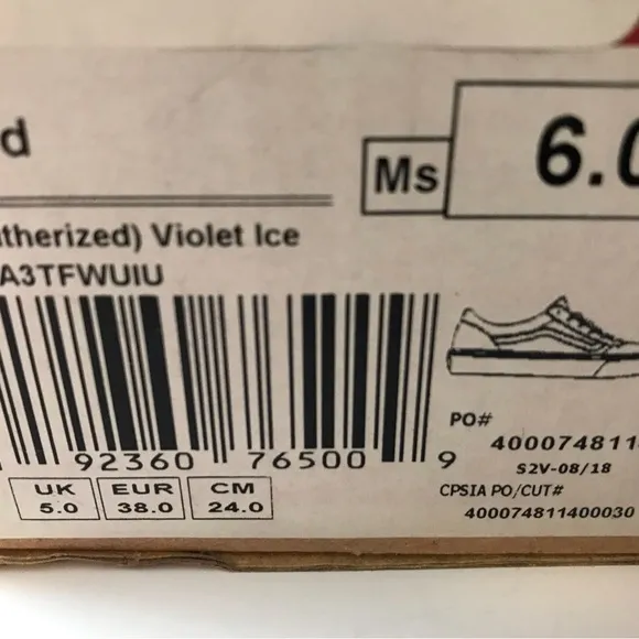 Vans Ward Pink Suede Shoes Girls Size 6