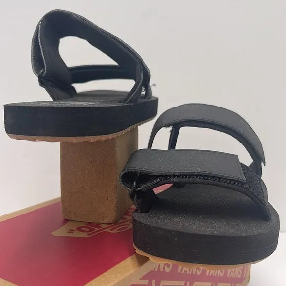 Vans WMNS Black Slide Sandals Sandalias WM Cayucas Slide Black