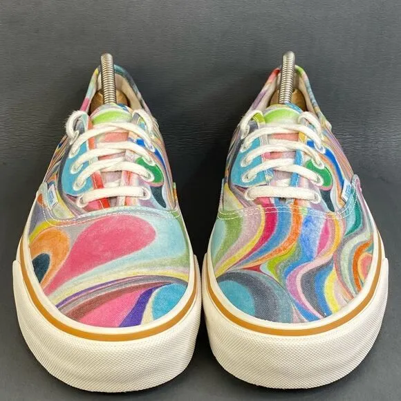 Vans X Chris Johanson Authentic SF 'Swirl' sneaker athletic shoes mens size 10.5