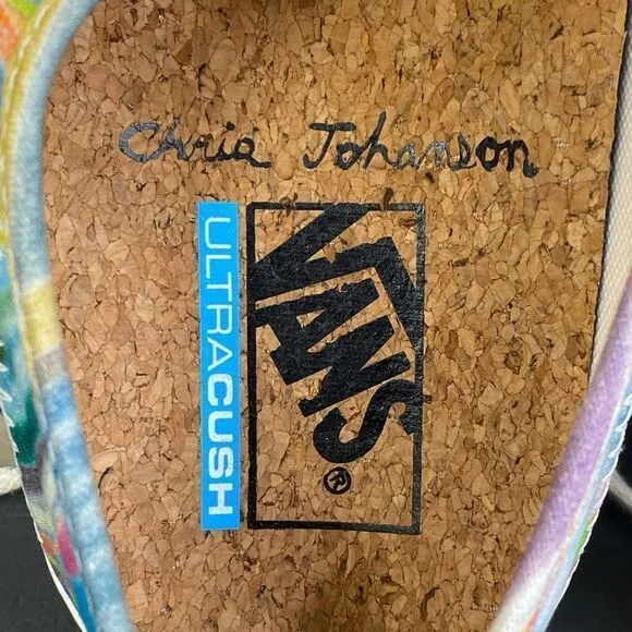 Vans X Chris Johanson Authentic SF 'Swirl' sneaker athletic shoes mens size 10.5