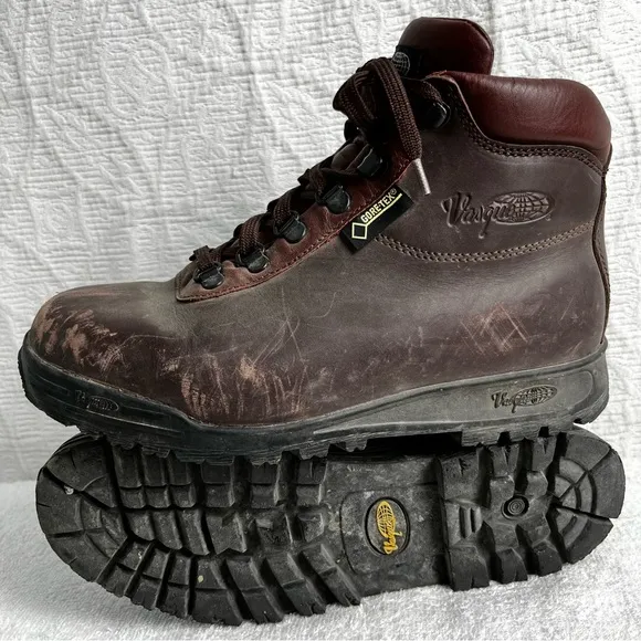 Vasque 7141 Sundowner Skywalk Hiking Backpacking Boot Women 9M Brown Leather GTX