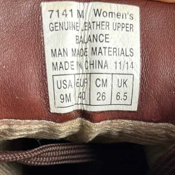 Vasque 7141 Sundowner Skywalk Hiking Backpacking Boot Women 9M Brown Leather GTX