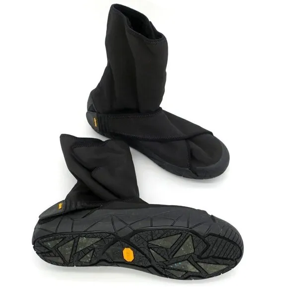Vibram Furoshiki Eastern Traveler Mid Winter Black Wrap Boots Women's 43 US 10
