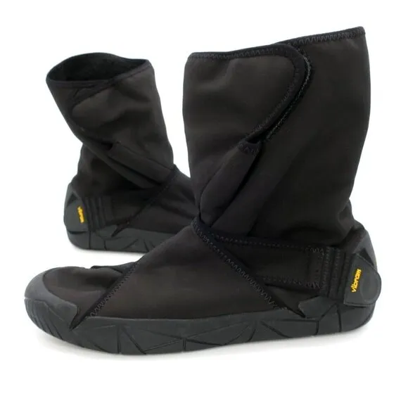 Vibram Furoshiki Eastern Traveler Mid Winter Black Wrap Boots Women's 43 US 10