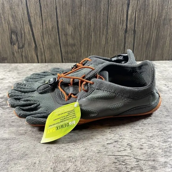 VIBRAM WOMEN'S GRAY KSO EVO FIVEFINGERS RUNNING SHOES SIZE 7-7.5 EU 37