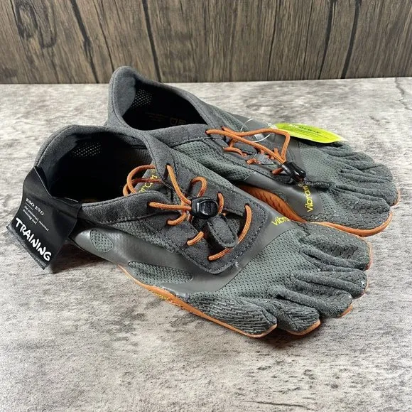 VIBRAM WOMEN'S GRAY KSO EVO FIVEFINGERS RUNNING SHOES SIZE 7-7.5 EU 37