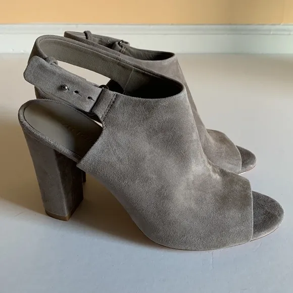 Vince Hartley Slingback Peep Toe Shoes