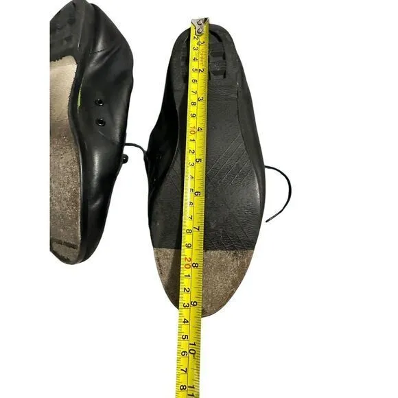 Vintage BRUNSWICK 70s Ladies Bowling Shoes Black Leather Size‎ 8